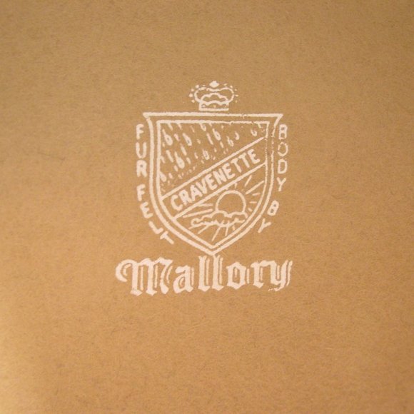 MALLORY/Stetson Cravenette Vintage Camel Fur Felt Fedora Hat - Picture 6 of 7